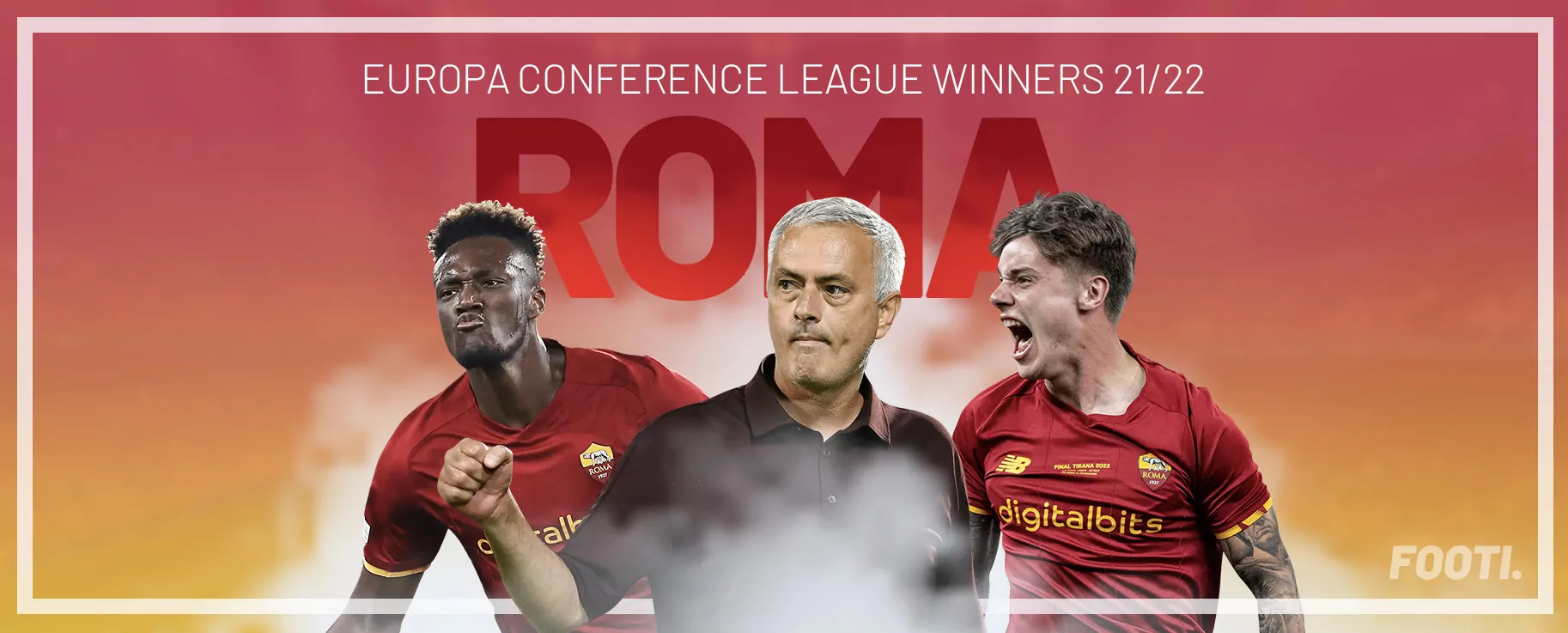 🏆 Roma are the 21/22 Europa Conference League winners.
